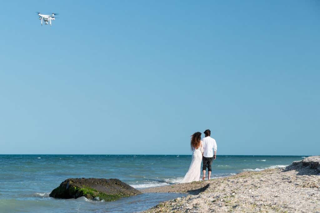 dron para bodas
